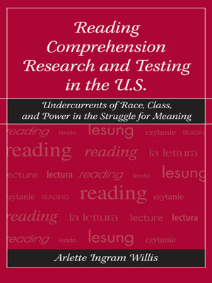 cover image of Reading Comprehension Research and Testing in the U.S.